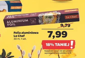 Netto Folia aluminiowa 30 m le chef oferta