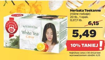 Netto Herbata white citrus teekanne world special teas oferta
