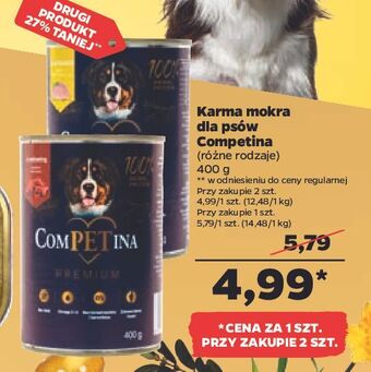 Netto Karma dla psa kurczak competina oferta