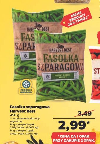 Netto Fasolka szparagowa zielona harvest best oferta