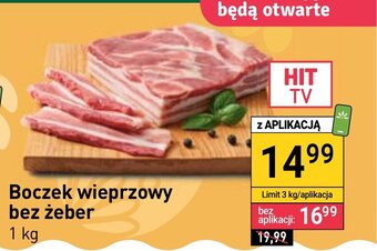 Stokrotka Boczek wieprzowy bez żeber 1kg oferta