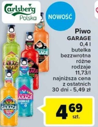Carrefour Carlsberg Piwo Garage 0,4l oferta