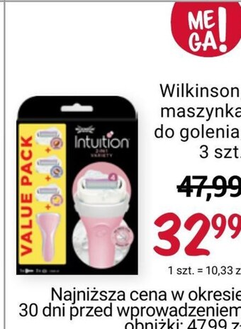Rossmann Maszynka do golenia wilkinson oferta