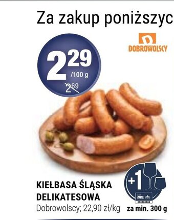Stokrotka Dobrowolscy Kiełbasa Śląska Delikatesowa 100g oferta