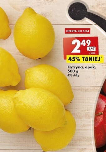 Biedronka Cytryna 500g oferta