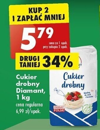 Biedronka Diamant cukier drobny 1kg oferta