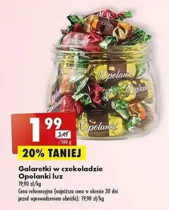 Biedronka Opolanki galaretka w czekoladzie 100g oferta