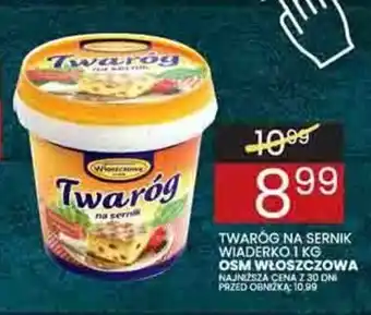 Wafelek OSM Włoszczowa Twaróg na sernik wiaderko 1kg oferta