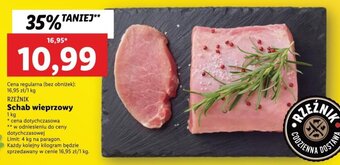 Lidl Rzeźnik Schab wieprzowy 1kg oferta