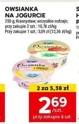 ALDI Owsianka na jogurcie z jabłkiem oferta