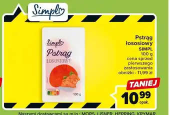 Carrefour Pstrąg łososiowy oferta