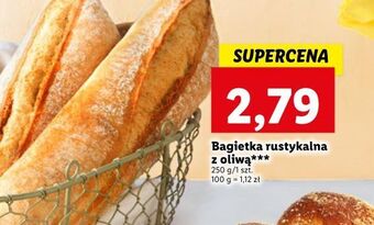 Lidl Bagietka rustykalna z oliwą oliwek oferta