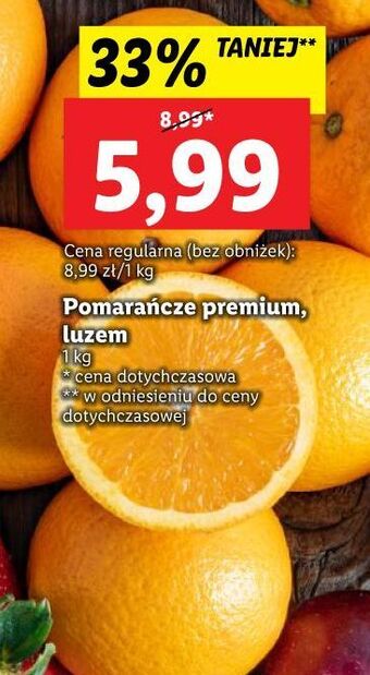 Lidl Pomarańcze oferta