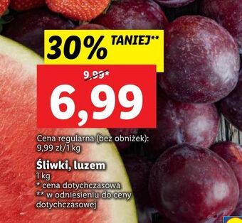 Lidl Śliwki oferta