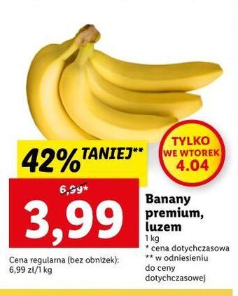Lidl Banany oferta