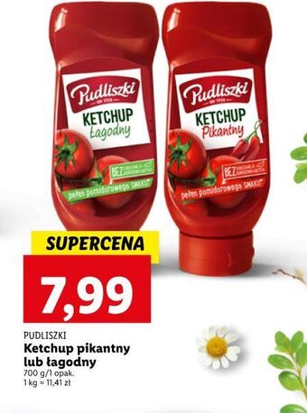 Lidl Ketchup pikantny pudliszki oferta