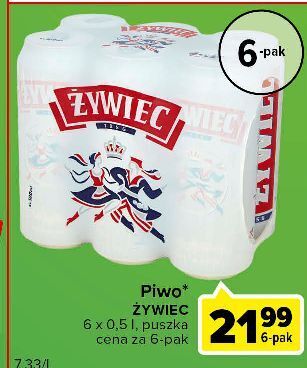 Carrefour Express Piwo żywiec jasne pełne oferta