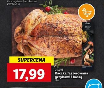 Lidl Kaczka faszerowana grzybami i kaszą deluxe oferta
