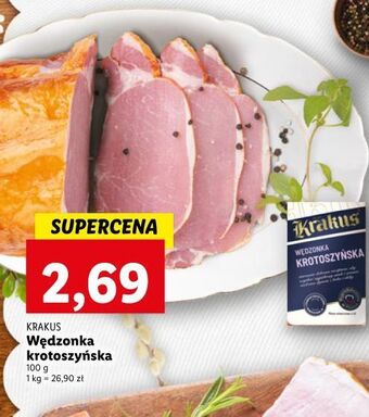Lidl Wędzonka krotoszyńska krakus animex oferta