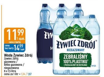E.Leclerc Woda lekki gaz żywiec zdrój oferta