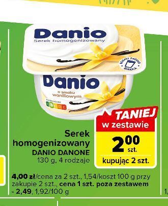 Carrefour Express Serek waniliowy danone danio oferta