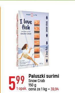 E.Leclerc Paluszki surimi o smaku kraba port lite oferta