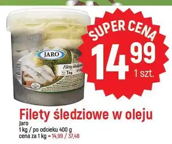 E.Leclerc Filety śledziowe w oleju jaro oferta