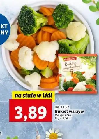 Lidl Bukiet warzyw kwiatowy freshona oferta