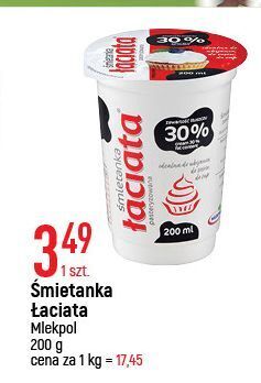 E.Leclerc Śmietana 30% łaciata oferta