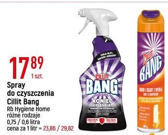 E.Leclerc Pianka do łazienki osad z mydła i prysznica cillit bang aktywna piana oferta