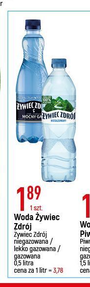 E.Leclerc Woda lekki gaz żywiec zdrój oferta
