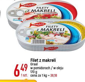 E.Leclerc Filety z makreli w oleju graal oferta