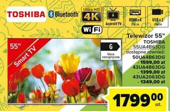 Carrefour Telewizor led 43 43ua4b63dg toshiba oferta