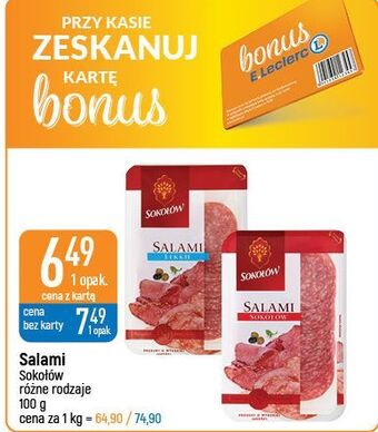 E.Leclerc Salami sokołów oferta