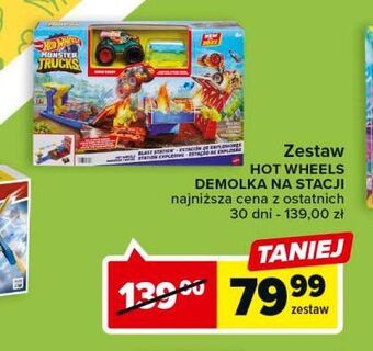 Carrefour Tor demolka na stacji hot wheels oferta