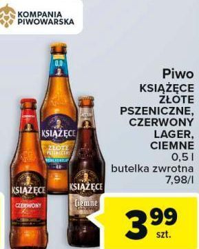 Carrefour Piwo książęce czerwony lager oferta