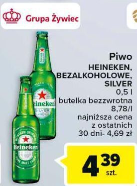 Carrefour Piwo heineken 0.0% oferta