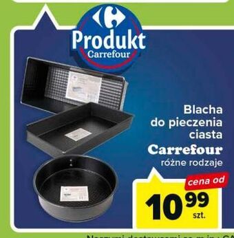 Carrefour Blacha do pieczenia z powłoką nieprzywieralną okrągła carrefour oferta