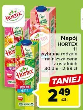 Carrefour Napój jabłkowo-wiśniowy hortex oferta