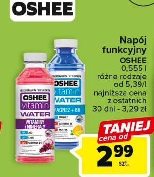 Carrefour Napój witaminy i minerały oshee vitamin water oferta