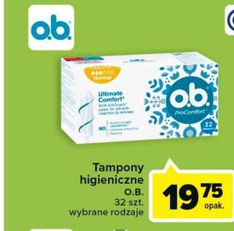 Carrefour Tampony ultimate comfort normal o.b. procomfort oferta
