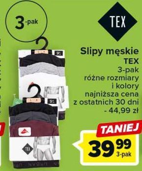 Carrefour Slipy męskie tex oferta