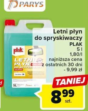 Carrefour Płyn do spryskiwaczy letni plak oferta
