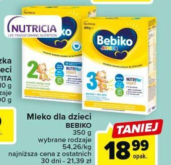 Carrefour Mleko 3 bebiko junior oferta