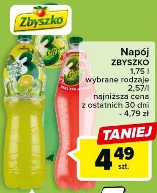 Carrefour Napój zbyszko 3 grejpfruty oferta