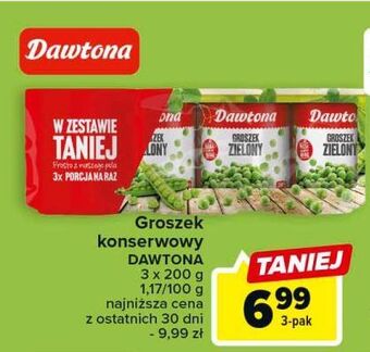 Carrefour Groszek zielony dawtona oferta