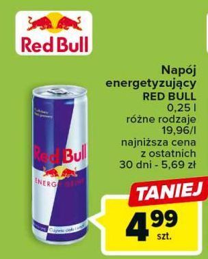 Carrefour Napój energetyczny red bull oferta
