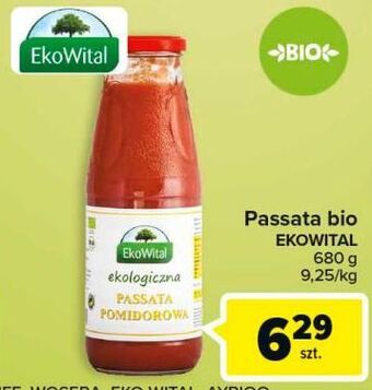 Carrefour Passata bio pomidorowa ekowital oferta