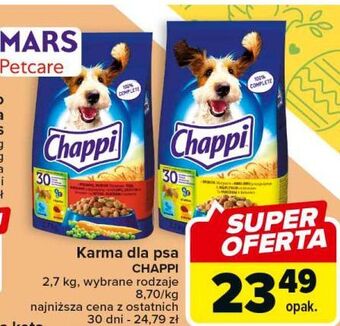 Carrefour Karma dla psa wołowina chappi oferta