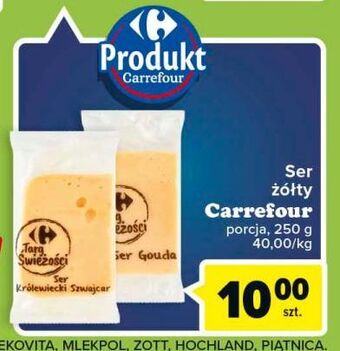 Carrefour Ser królewski szwajcar carrefour targ świeżości oferta